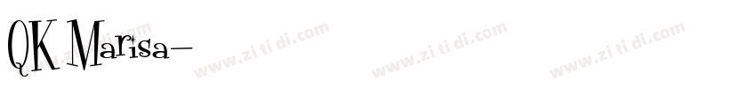 QK Marisa字体转换